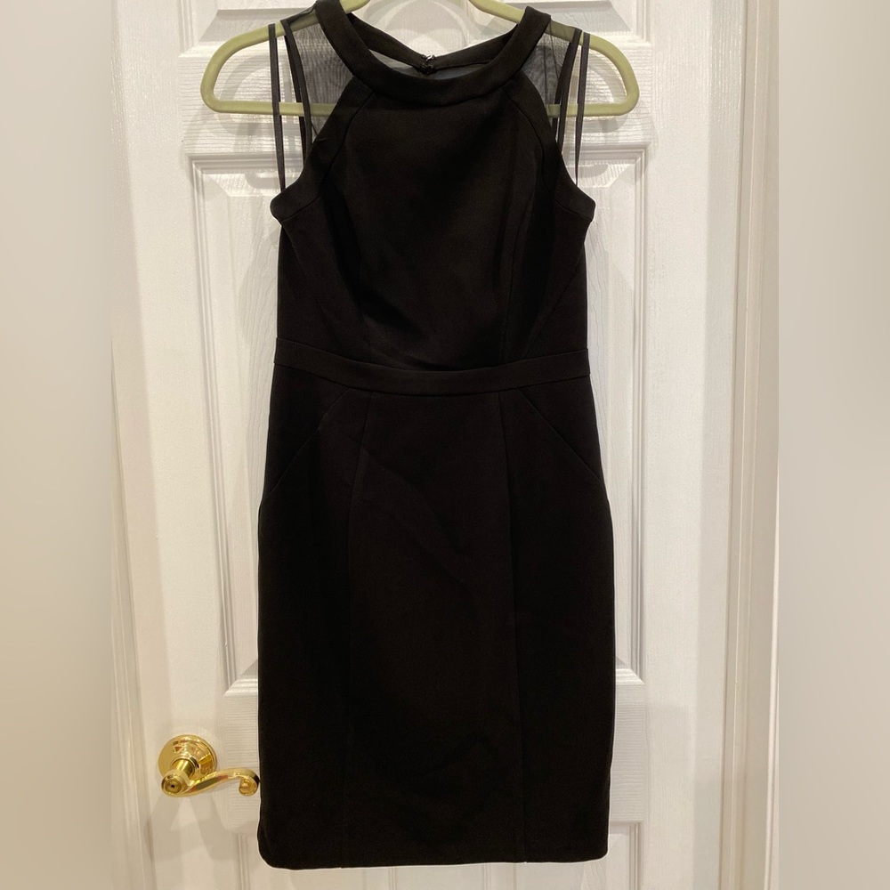 NWT White House Black Market, Black Cocktail Dress size 0